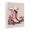 Stupell Industries Glam Bling Cowgirl Boots Framed Giclee Wall Art Design by Lettered and Lined